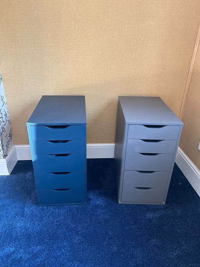2 IKEA storage unit with drawers