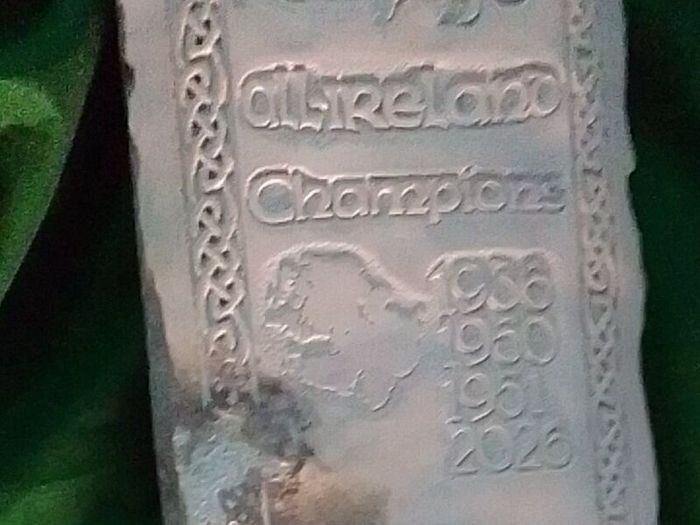 Mayo All-Ireland carved stone