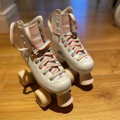 SFR Figure White Roller Skates (UK 2 / EU 34) - Almost NEW