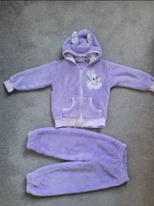 Baby Girls thick fleece tracksuit - size 18-24 months