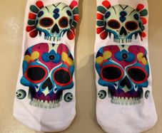 Small Mexican Day of the dead socks