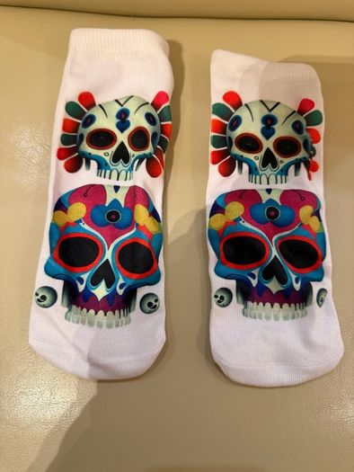Small Mexican Day of the dead socks