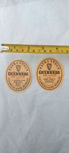 2 x vintage Guinness labels, price includes post to anywhere in Ireland thank you, sold as is ,see pictures for condition, nice in any collectors collection