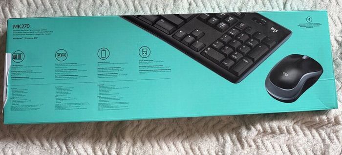 HP brand new monitor, keyboard and mouse