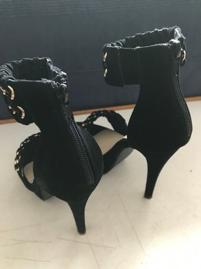 Pre-loved 'Koi Couture' Black Platform Stiletto Shoes
