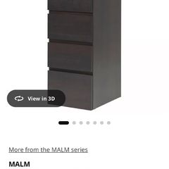 ikea black set of drawers