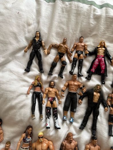 wwe 50 wrestlers action figure lot