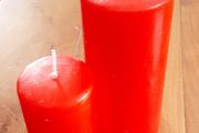 Brand new Red/Christmas Pillar candles