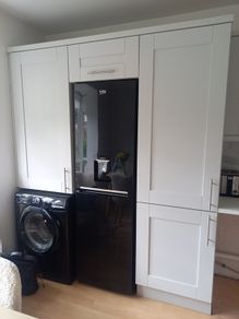 Beko Fridge/50/50 Black
