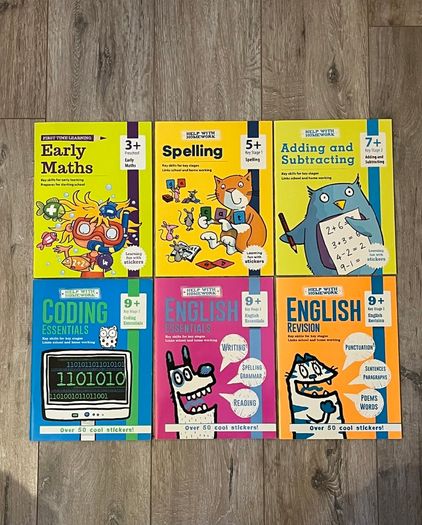 First Time Learning and Help With Homework Workbooks