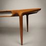 Exquisite Danish Teak Coffee Table Attributed to Johannes Andersen Image 4