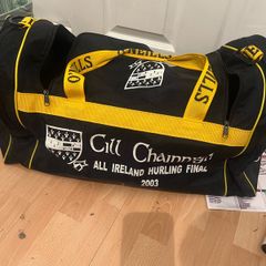Kilkenny 2003 All Ireland hurling final gear bag - Player issued