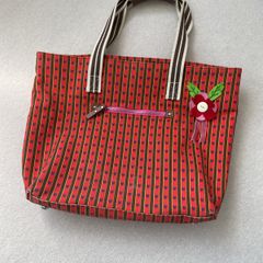 Large colourful tote bag