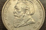Lithuania Silver 1936 5 Litai Coin Jonas Basanavicius