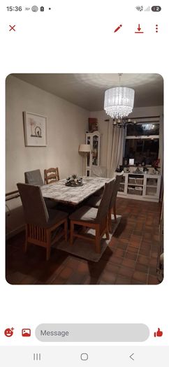 marble table and chairs
