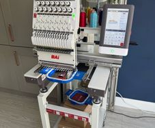 Bai Mirror 15 thread industrial embroidery machine + extras
