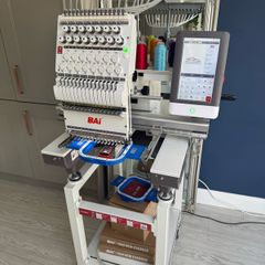Bai Mirror 15 thread industrial embroidery machine + extras