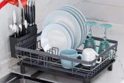 Brand New Kitchen Drainer Rack with Drain, Durable Dish Drainer with Utensil Holder &amp; Knife Slots.