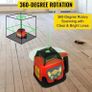 360 Rotary Laser Level Self-Leveling 500m Vertical Horizontal Scanning Professional Powerful Measurement Construction Tool kit with tripod and staff Image 2