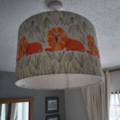Lions Light Shade for Children's Bedroom