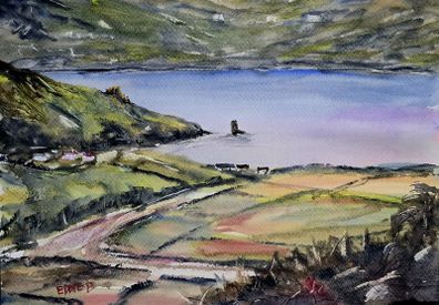 bulls head dingle watercolour