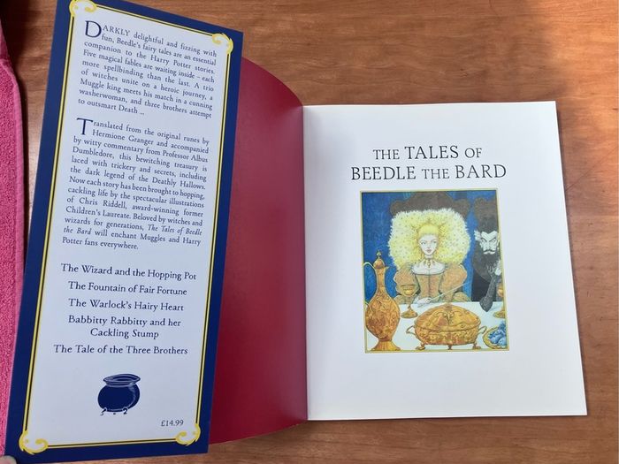 The Tales Of Beedle The Bard, Illustrated Edition by J K Rowling and Chris Riddell