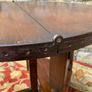 Early 20th Century solid oak gate leg drop leaf table. Image 6
