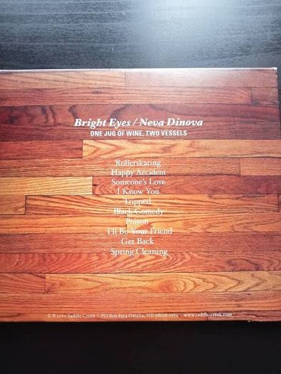 Conor Oberst/Neva Dinova - One jug of Wine Two Vessels CD