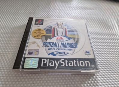 Football Manager 2001 The F A Premier League PlayStation1 Ps1 PlayStation2 Ps2 Games Original