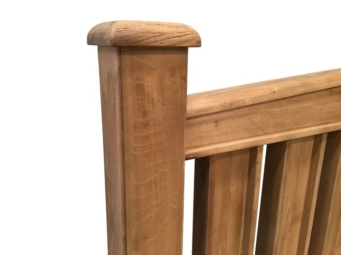 Solid oak bed