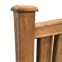 Solid oak bed