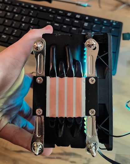 Forgeon Air Solarian 5 Pipes 2x120mm ARGB CPU Cooler Black