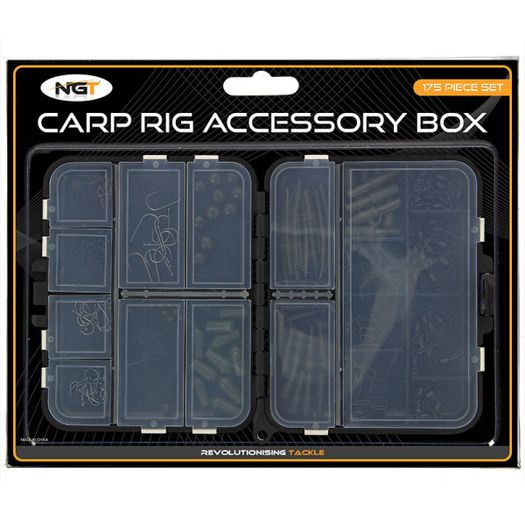 Carp Rig Accessory Box with 175 pcs of end tackle