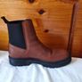 Tommy jeans warm lined chelsea boots Size 5 eu 38 rich brown leather in excellent condition Image 7