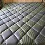 Super King mattress with wooden bed Image 3