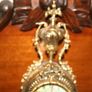 heavy brass clock (battery operated)(in working order) Image 7