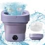 Portable Folding Mini Washing Machine 8L Travel Washer with Drying Bucket (EU Plug) Image 7