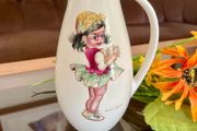 Vintage Brownie Downing Posy Vase or Small Water Jug 1962