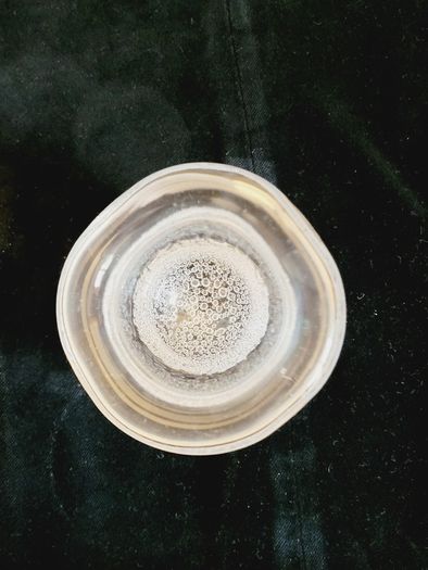 Iittala Sargasso Clear Bubble Glass Tumbler 9cm Kaj Franck Mid Century Finnish Art Glass Vintage