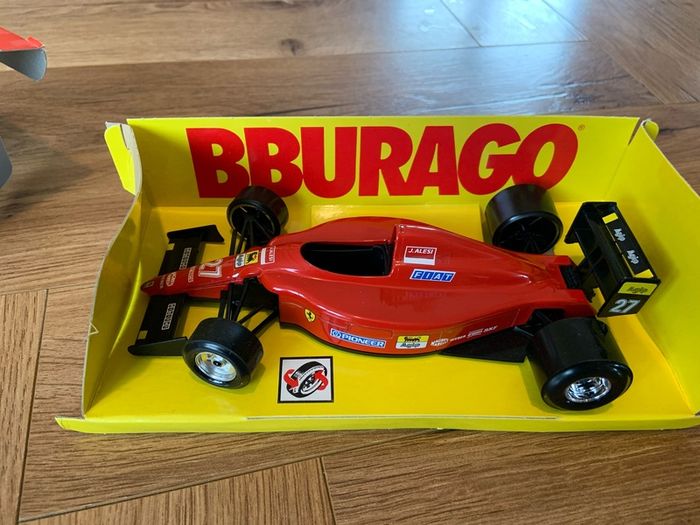 Burago F1 Ferrari 641-2 Model Boxed :: Jean Alesi