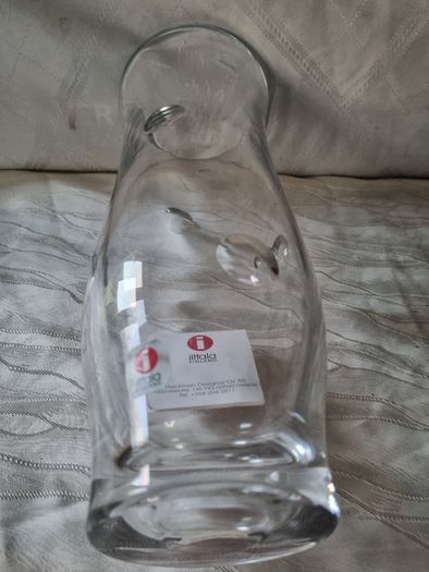 Scandinavian Art Glass Vase Iittala Finland