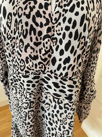 Sosander Leopard Print & Flare Dress
