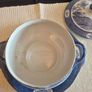 Vintage Burslem pottery Tureen blue & white Image 4