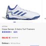 Adidas Copa Sense astro boots size 6 Image 8