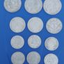 FRANCE WORLD WAR  2 set of 12  Aluminium Coins Image 5