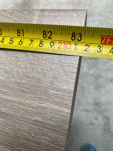 Light Oak Worktop 40mm