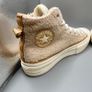 Converse Chuck Taylor All Star Lift Platform Sherpa High Top Trainers Image 9