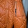 Pull & Bear Burnt Orange Puffer Bomber - Size 12, AV Image 3