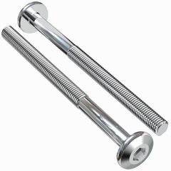 Brand New 35 Pieces M6x60 Flat Head Screws for Furniture - Galvanised Steel