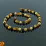 Genuine Amber Beads Teething Baby Necklace Double Bracelet Anklet FREE GIFT BOX Image 3